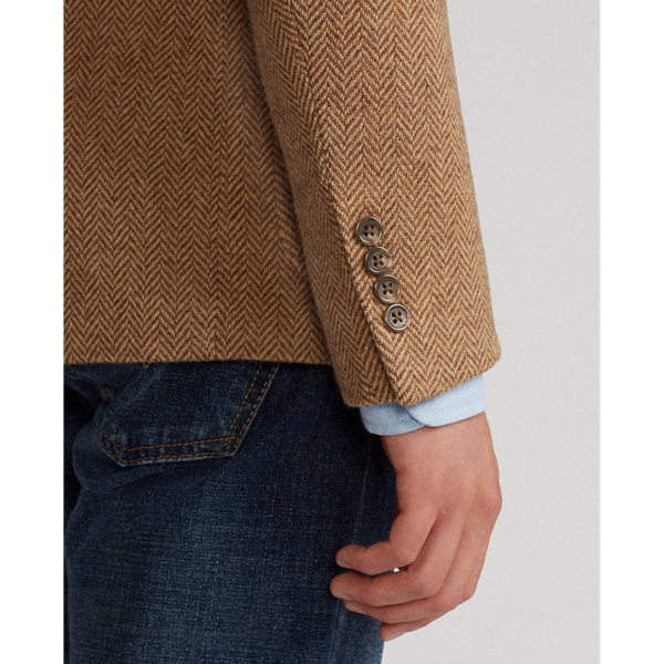 Brown And Camel Soft Herringbone Sport Coat Polo Ralph Lauren 7