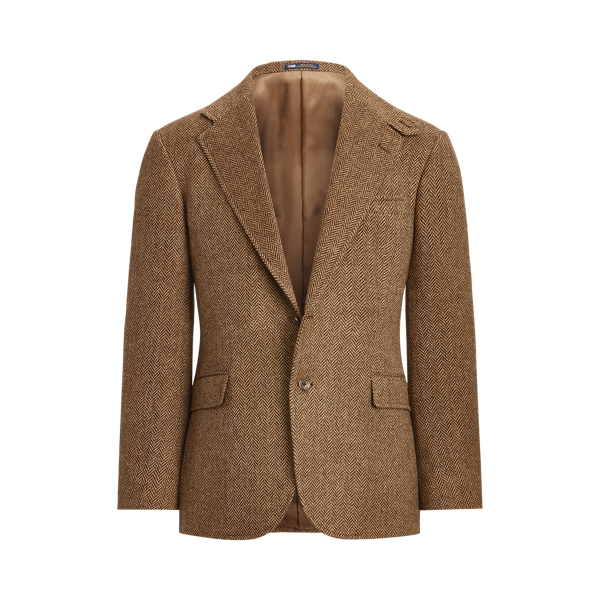 Brown And Tan The RL67 Herringbone Jacket Polo Ralph Lauren 2