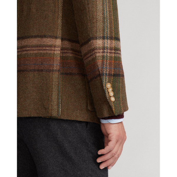 Olive/Maroon/Jewel The RL67 Blanket Plaid Jacket Polo Ralph Lauren 5