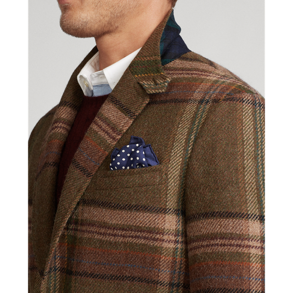 Olive/Maroon/Jewel The RL67 Blanket Plaid Jacket Polo Ralph Lauren 7