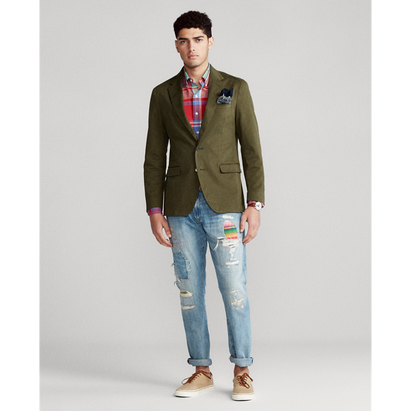 Company Olive Soft Stretch Chino Sport Coat Polo Ralph Lauren 4