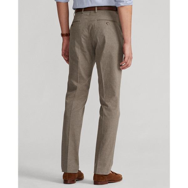 Taupe Stretch Cotton Suit Trouser Polo Ralph Lauren 5