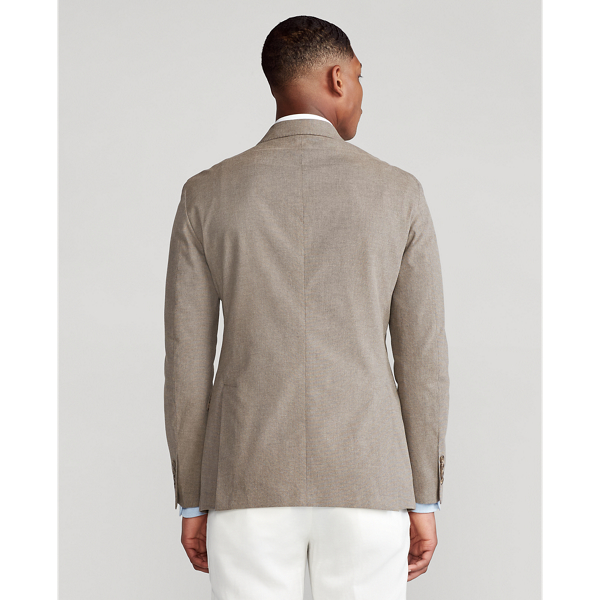 Taupe Soft Stretch Cotton Jacket Polo Ralph Lauren 5