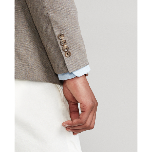 Taupe Soft Stretch Cotton Jacket Polo Ralph Lauren 7
