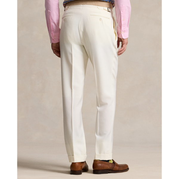 Pleated Wool Barathea Trouser for Men Ralph Lauren PA