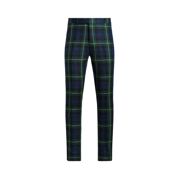 Plaid Linen Tuxedo Trouser Polo Ralph Lauren 1