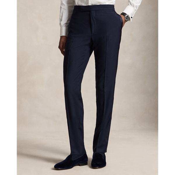 Navy Barathea Tuxedo Trouser Polo Ralph Lauren 4