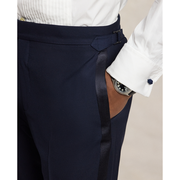 Navy Barathea Tuxedo Trouser Polo Ralph Lauren 6