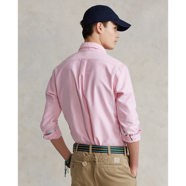 Camicia Oxford Custom-Fit Polo Ralph Lauren in Nuovo rosa 4