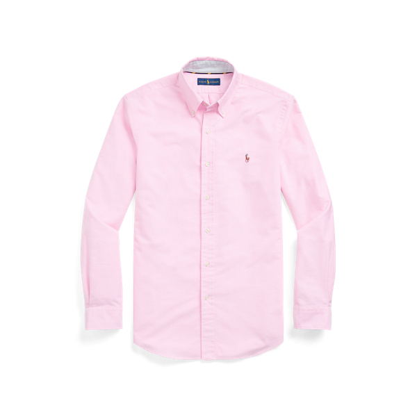 Camicia Oxford Custom-Fit Polo Ralph Lauren in Nuovo rosa 2