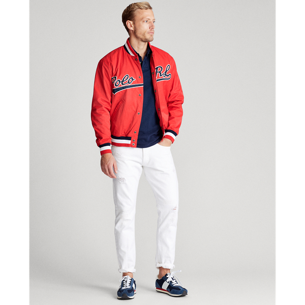 Rl Red Polo RL Baseball Jacket Polo Ralph Lauren 3