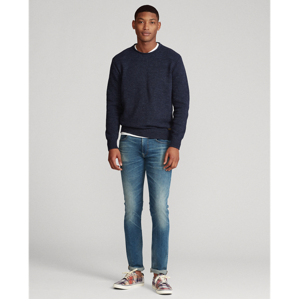 Navy Ragg Cotton Roll-neck Jumper Polo Ralph Lauren 3