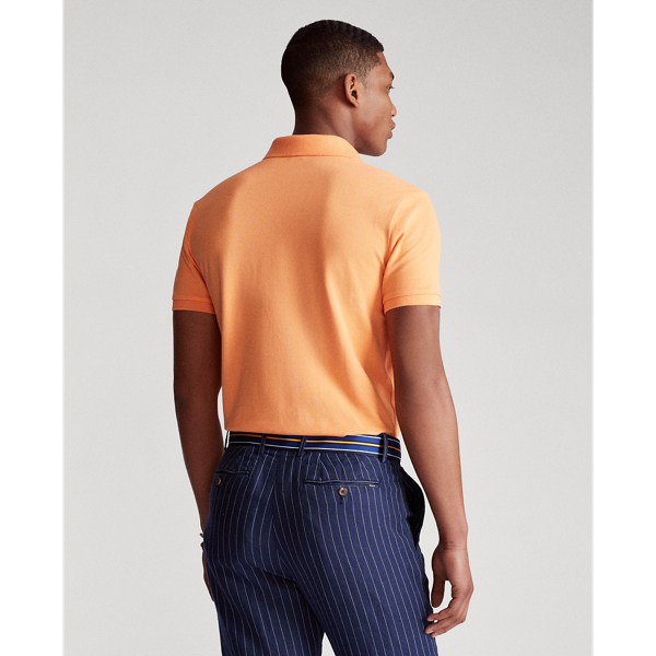 Orange Flash/C41Ant Slim Fit Mesh Polo Shirt Polo Ralph Lauren 4