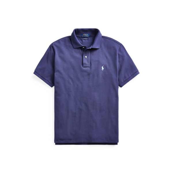 Custom Slim Fit Mesh Polo Shirt Polo Ralph Lauren in 1
