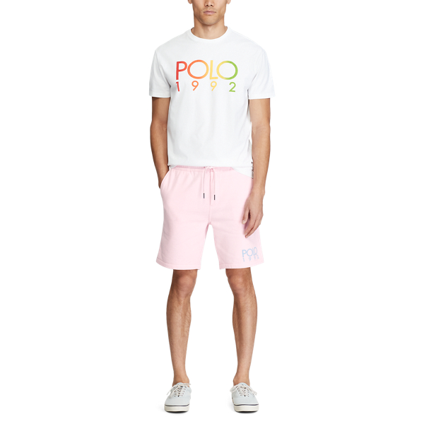 Bath Pink Polo 1992 Fleece Short Polo Ralph Lauren 2
