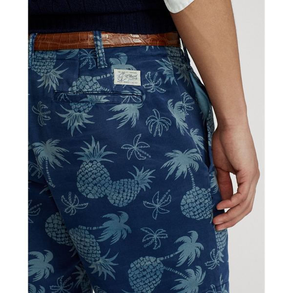 Navy/Pineapple/Palms Straight Fit Tropical Short Polo Ralph Lauren 6