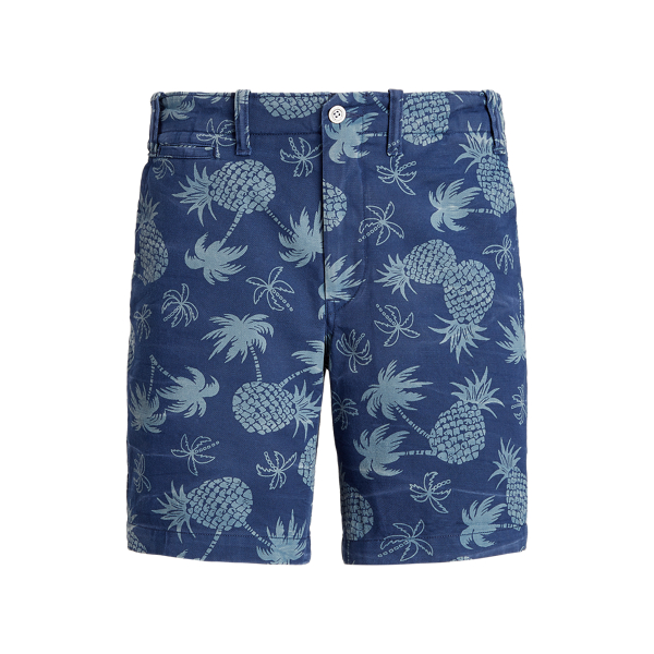 Navy/Pineapple/Palms Straight Fit Tropical Short Polo Ralph Lauren 2
