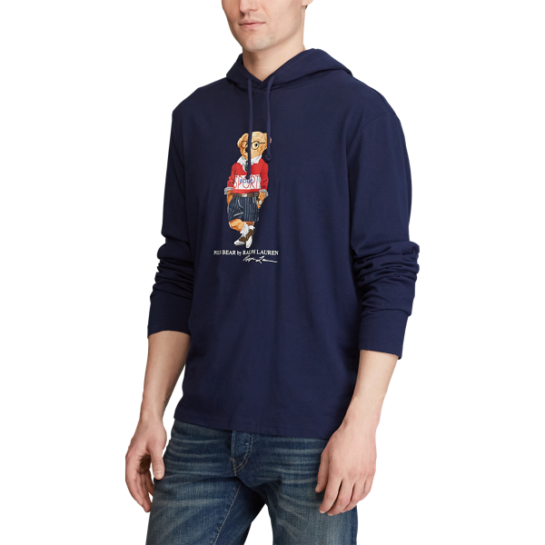 Camiseta con capucha Polo Sport con el Polo Bear Polo Ralph Lauren en Azul marino crucero 5