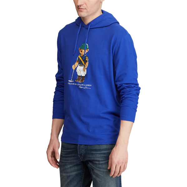 T-shirt Riding Bear &agrave; capuche Polo Ralph Lauren en Rugby royal 5