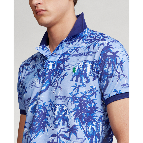 Blue Elephant Print The Earth Polo Polo Ralph Lauren 6