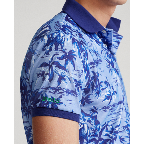 Blue Elephant Print The Earth Polo Polo Ralph Lauren 7