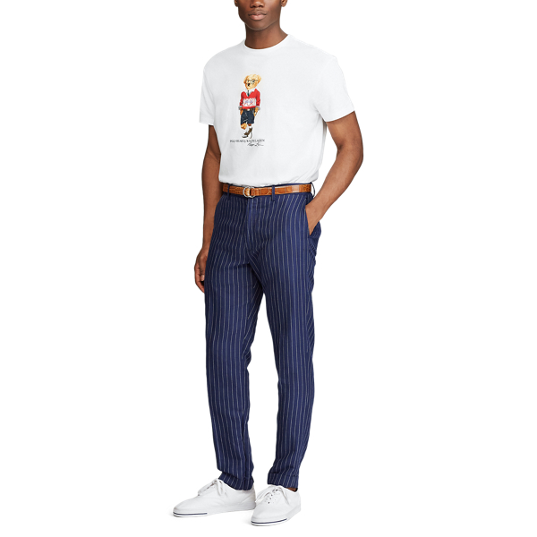 White Custom Slim Polo Bear T-Shirt Polo Ralph Lauren 2