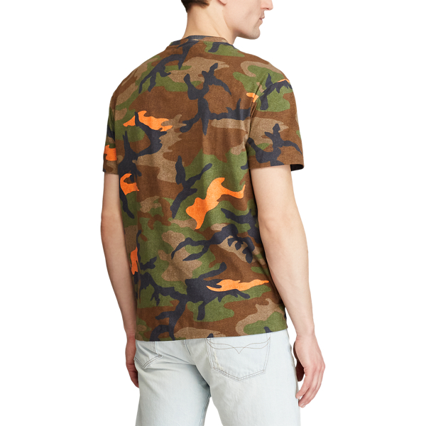 Moon Orange Camo Custom Slim Polo 1992 T-Shirt Polo Ralph Lauren 4