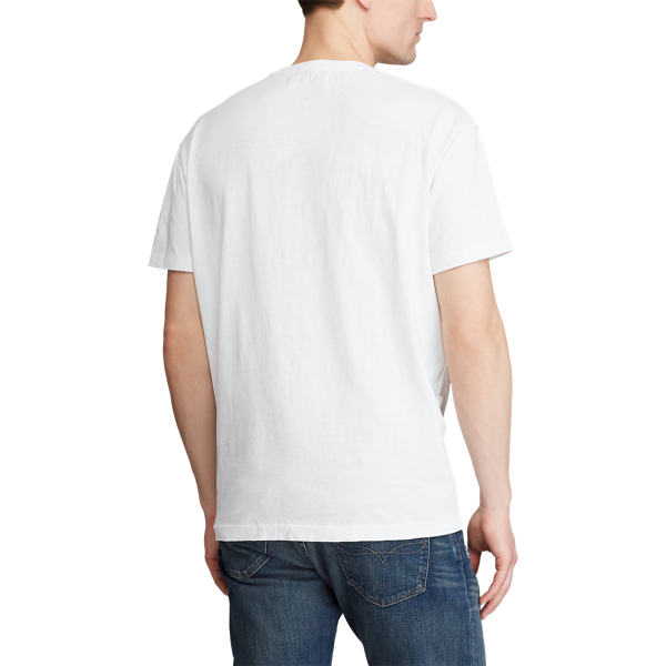 White Custom Slim Graphic T-Shirt Polo Ralph Lauren 4