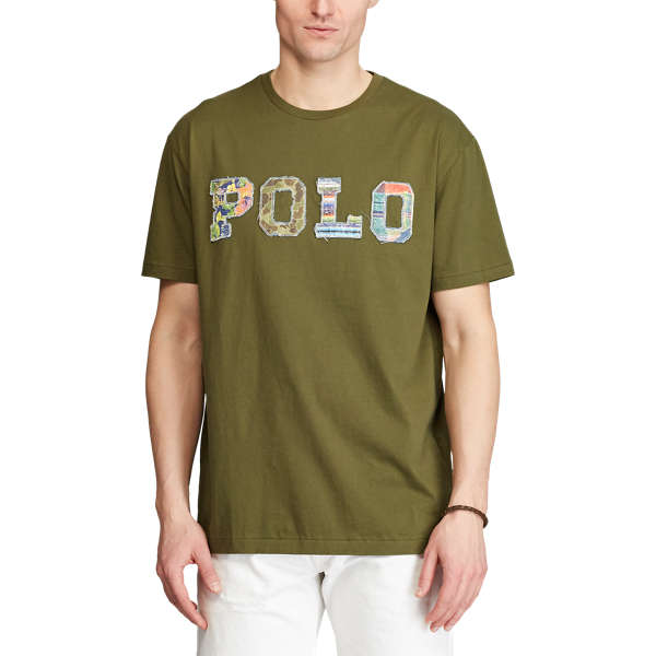 Dark Sage Custom Slim Fit Logo T-Shirt Polo Ralph Lauren 3