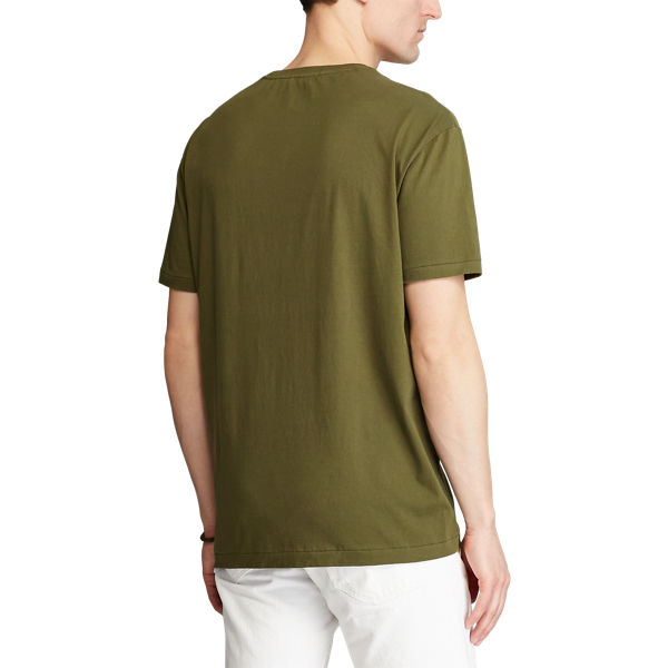 Dark Sage Custom Slim Fit Logo T-Shirt Polo Ralph Lauren 4