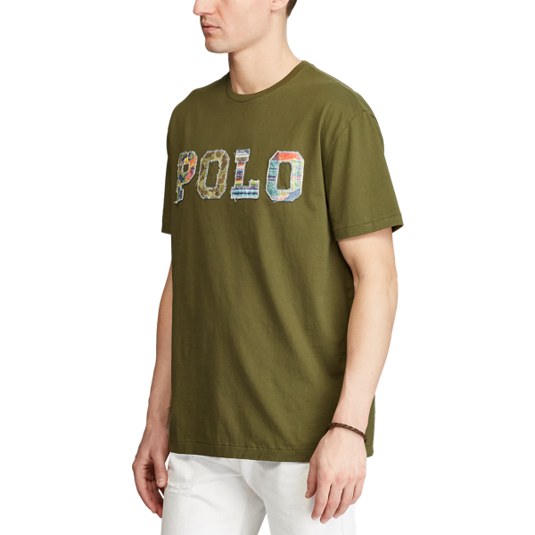 Dark Sage Custom Slim Fit Logo T-Shirt Polo Ralph Lauren 5