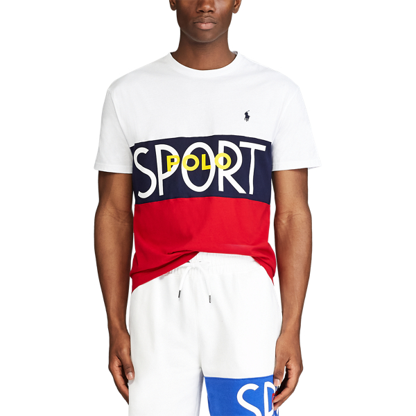 White Custom Slim Polo Sport T-Shirt Polo Ralph Lauren 3