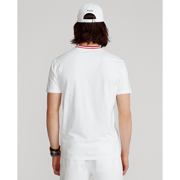 Custom-Slim-Fit T-Shirt Japan Polo Ralph Lauren in Wei&szlig; 4