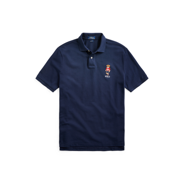 Custom-Slim Polo mit Haircut Bear Polo Ralph Lauren in Kreuzfahrt-Navy 2