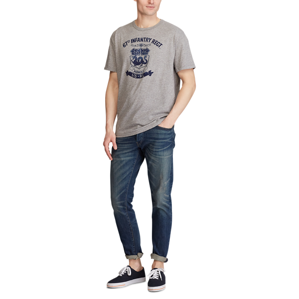 Battalion Heather Custom Slim Graphic T-Shirt Polo Ralph Lauren 2
