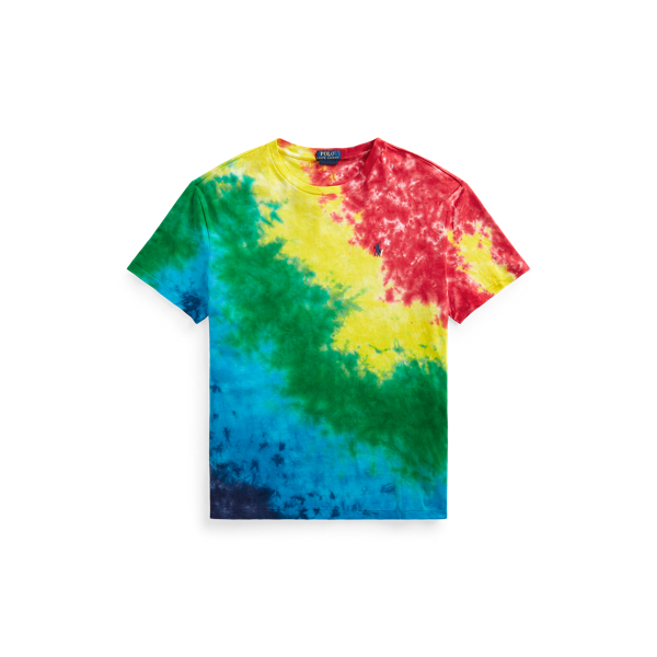 Custom Slim Tie Dye T Shirt for Men Ralph Lauren UK