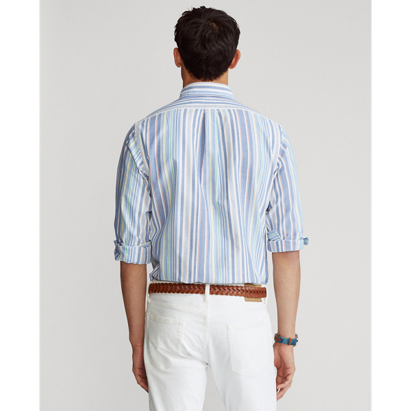 Run On Multi Custom Fit Striped Shirt Polo Ralph Lauren 4