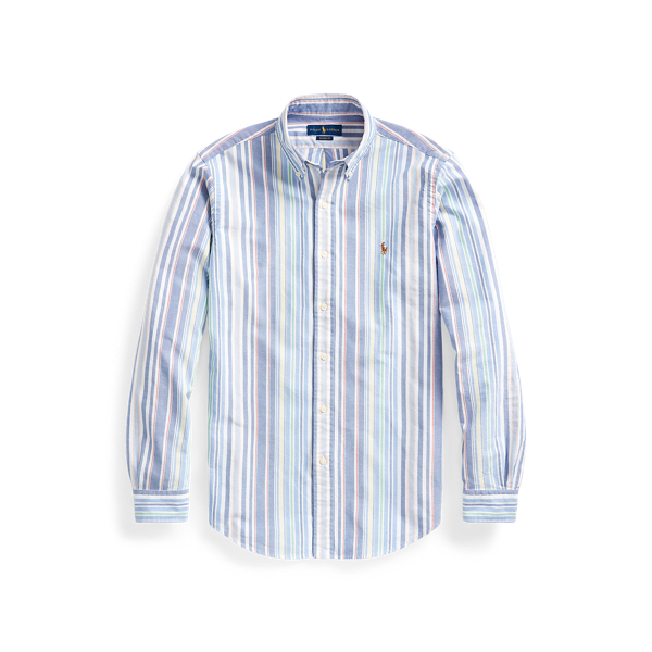 Run On Multi Custom Fit Striped Shirt Polo Ralph Lauren 2