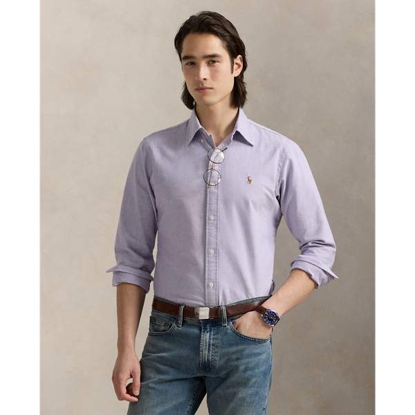 Custom Fit Oxford Shirt for Men Ralph Lauren BE