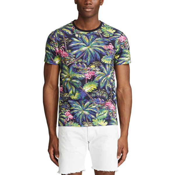 Flamingo Tropical Custom Slim Tropical T-Shirt Polo Ralph Lauren 4