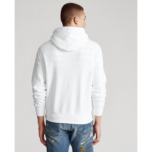 White Beach Bear Fleece Hoodie Polo Ralph Lauren 5