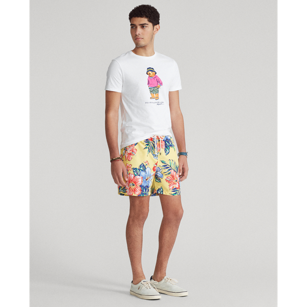 White Custom Slim Beach Bear T-Shirt Polo Ralph Lauren 4