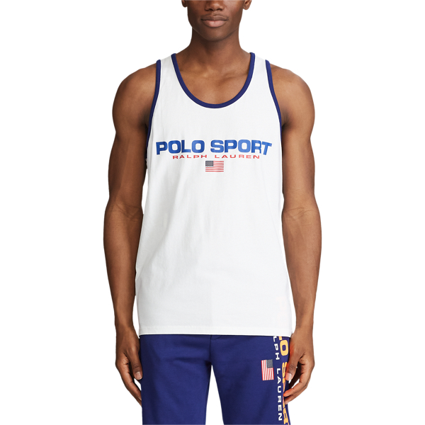 White Classic Fit Polo Sport Tank Polo Ralph Lauren 3