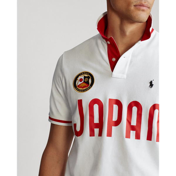 White The Custom Slim Fit Japan Polo Polo Ralph Lauren 6