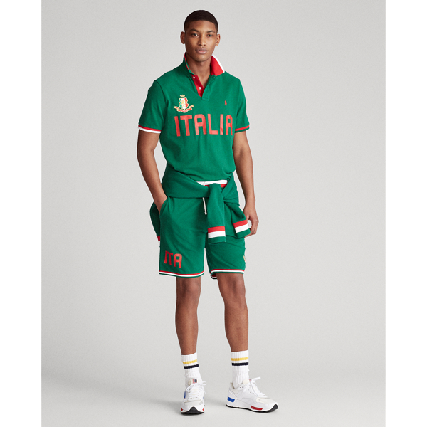 Tennis Green The Custom Slim Italy Polo Polo Ralph Lauren 3