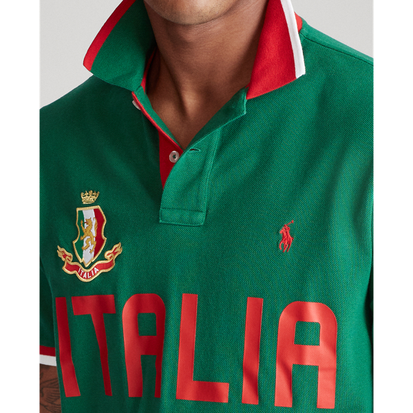 Tennis Green The Custom Slim Italy Polo Polo Ralph Lauren 5