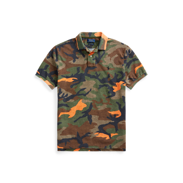 Moon Orange Camo Custom Slim Fit Mesh Polo Polo Ralph Lauren 2