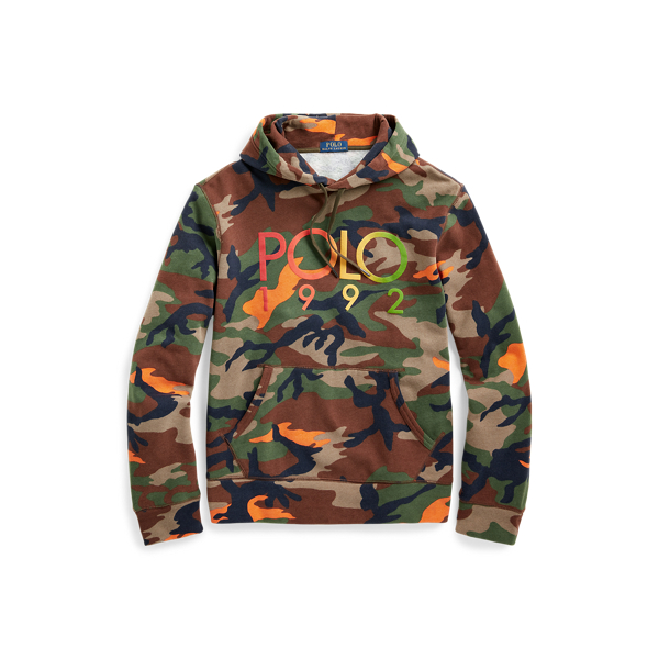 POLO deals Ralph Lauren 1992 Stadium Camo Hoodie NWT