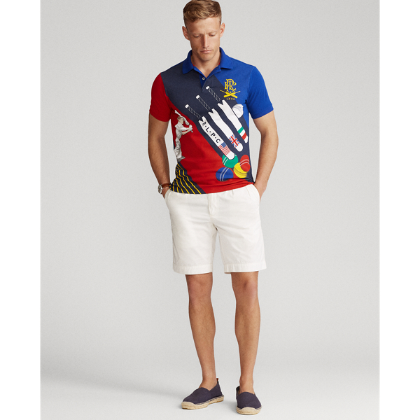 Leisure Cricket Print Custom Slim Fit Cricket Polo Polo Ralph Lauren 4