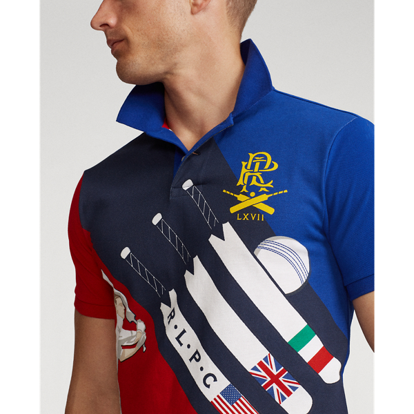 Leisure Cricket Print Custom Slim Fit Cricket Polo Polo Ralph Lauren 6